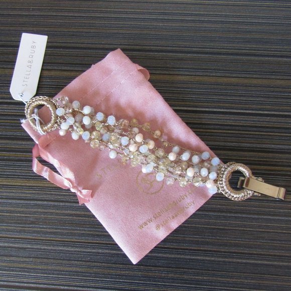 Stella & Ruby Bruno Beaded Crochet Bracelet - Picture 2 of 4